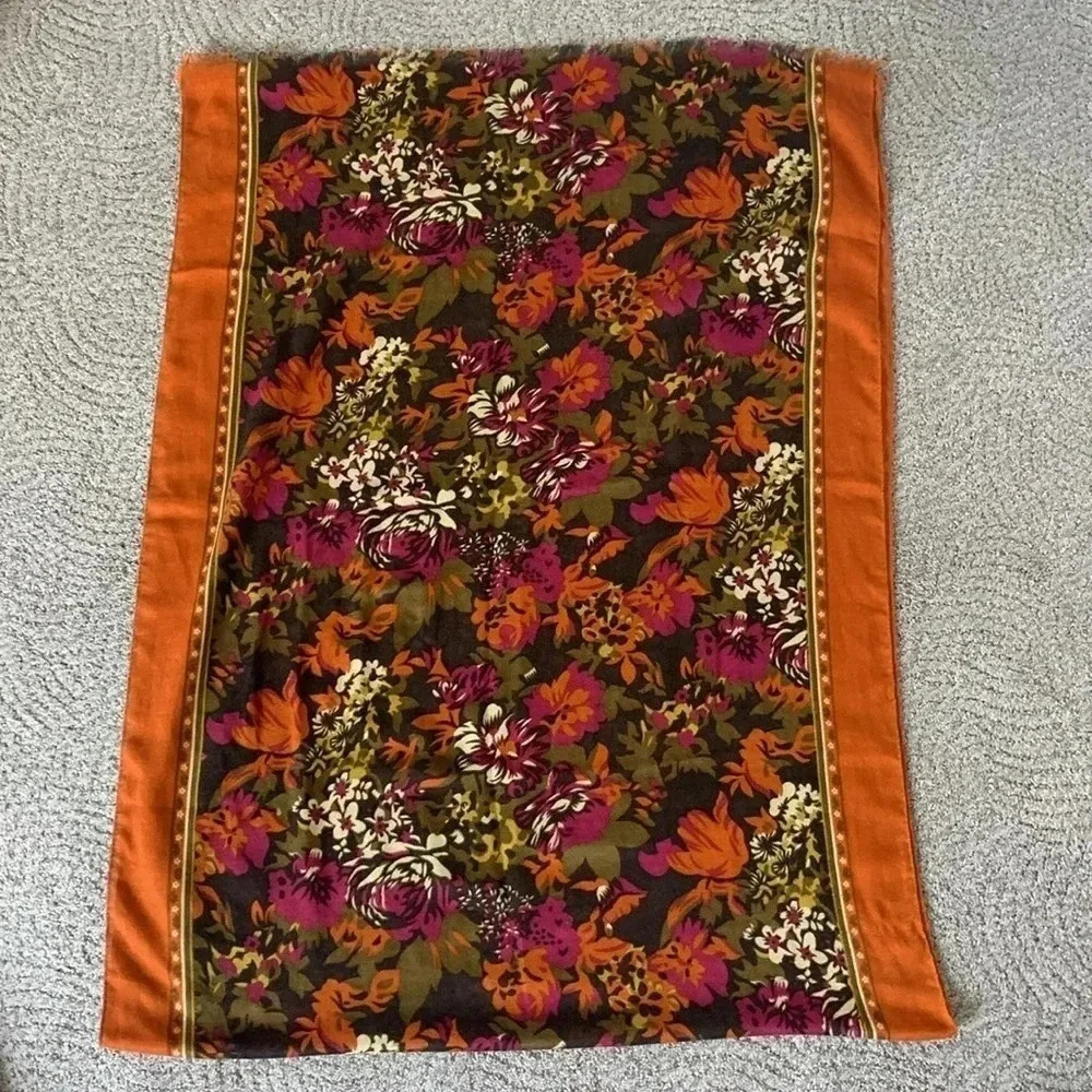 Floral scarf